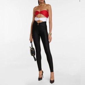 SOLD - YSL Strapless Jumpsuit size 2-4